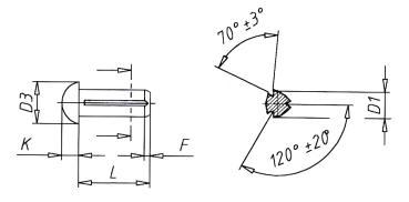 Half-round grooved nail DIN 1476 - 2,5 x 6 - St